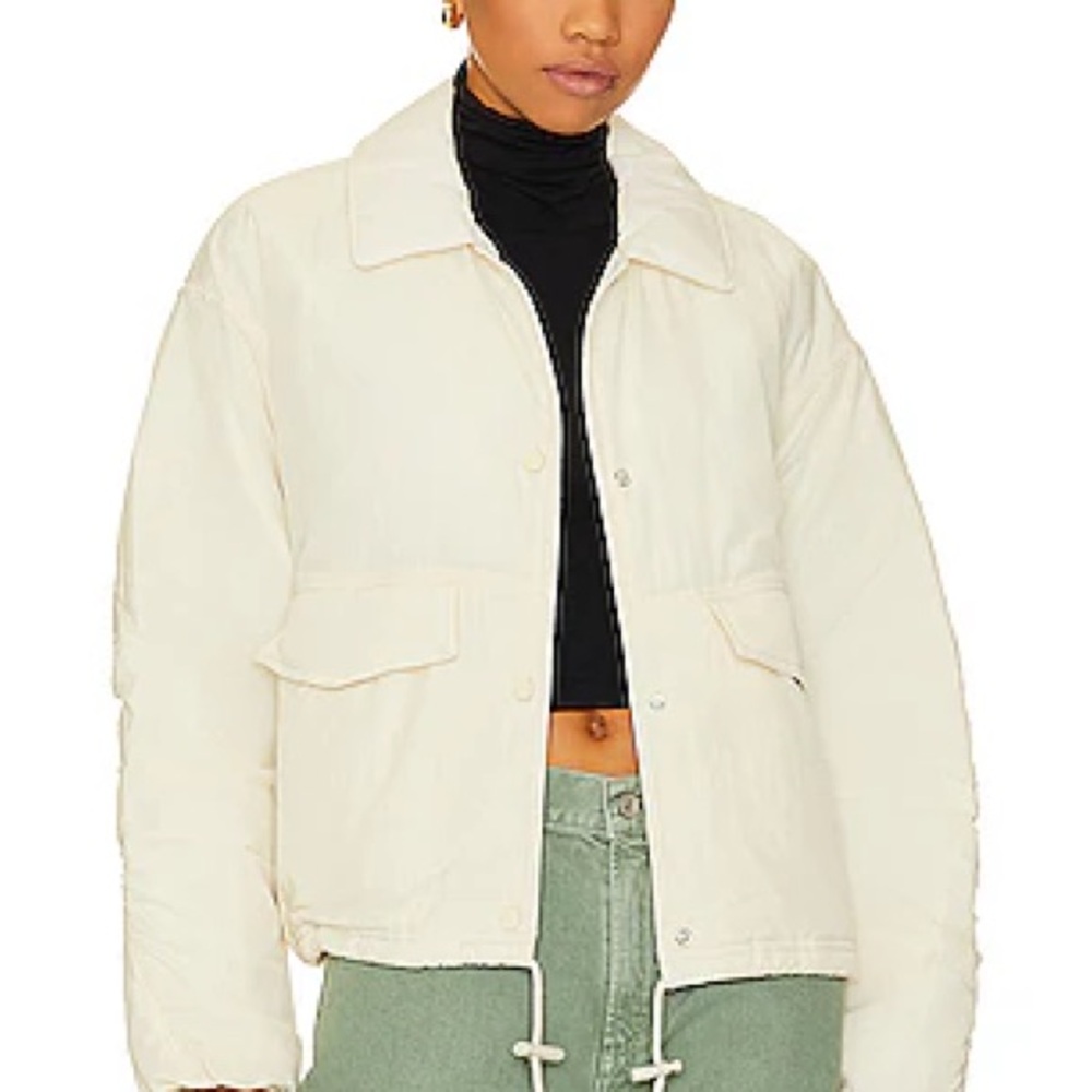 FP Movement by Free People Cream Puffer Jacket